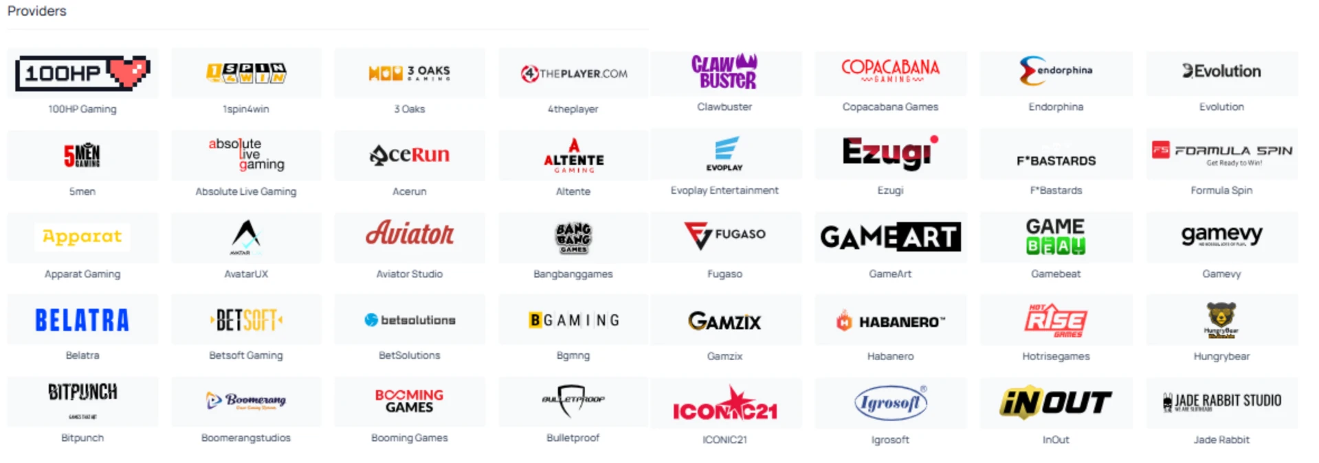 spindog casino providers